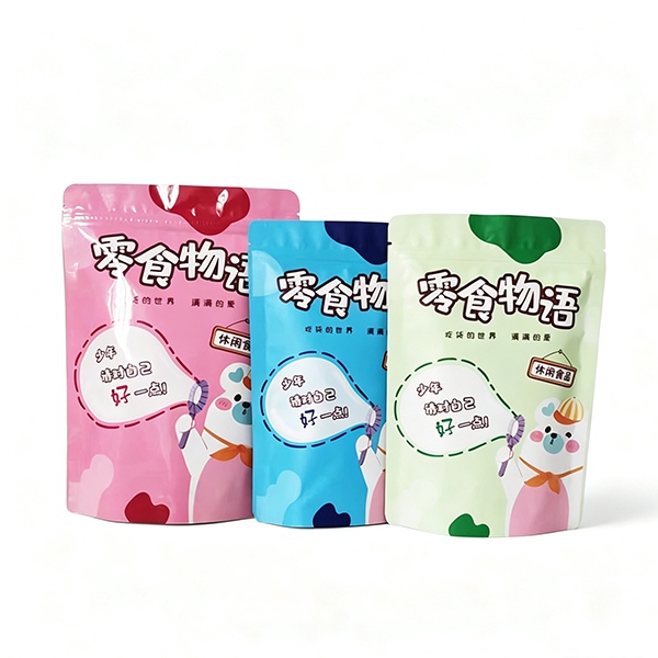 Colorful Stand-Up Zipper Pouches for Candy / Jelly