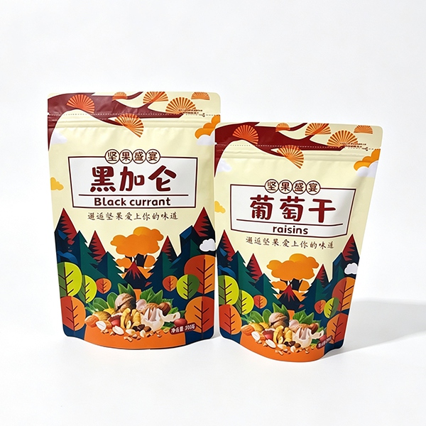 Custom Printed Stand-Up Zipper Pouches for Dried Beef