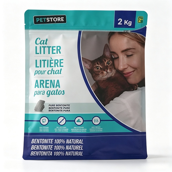 Heavy-Duty Zipper Bag for Cat Litter Packaging