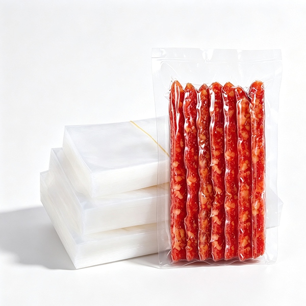 High-Barrier Vacuum Bag Stack for Sausage Packaging